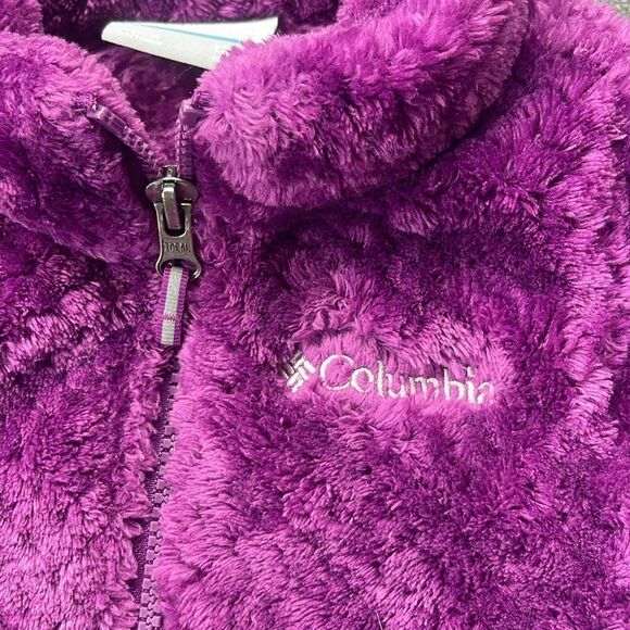Columbia purple Benton II interchange Sherpa fleece Full Zip Hooded Jacket - Picture 2 of 5